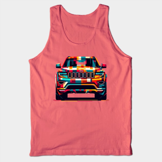 Jeep Grand Cherokee Tank Top by Vehicles-Art